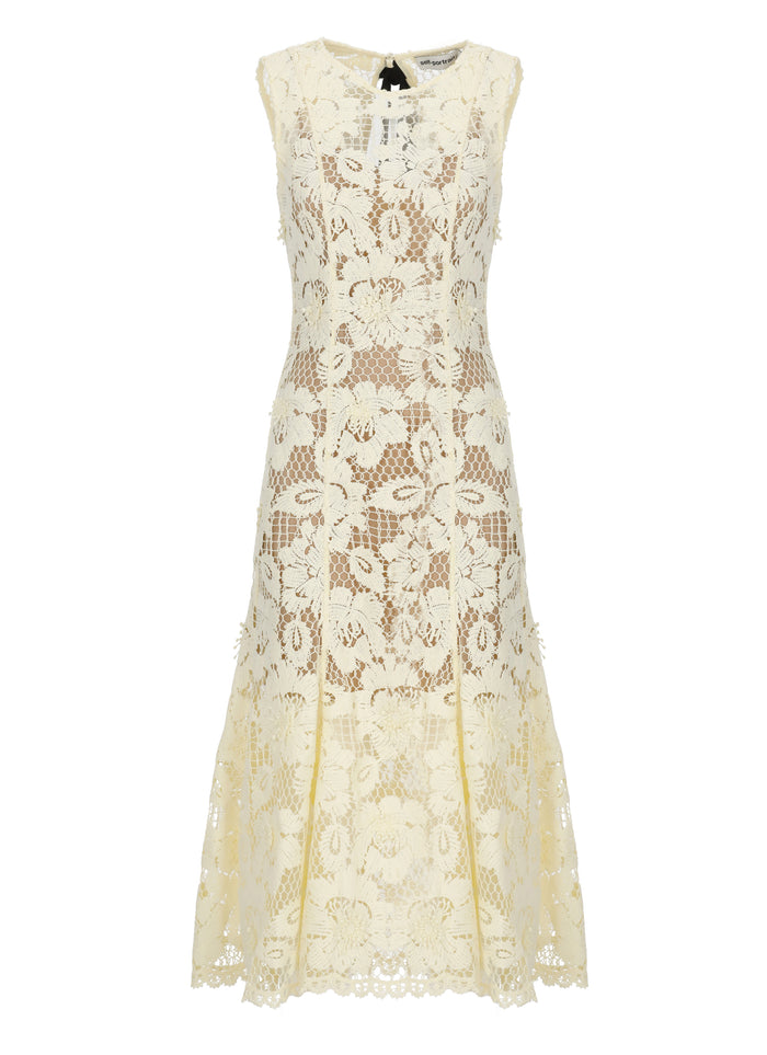 SELF PORTRAIT Dresses Yellow Polyester