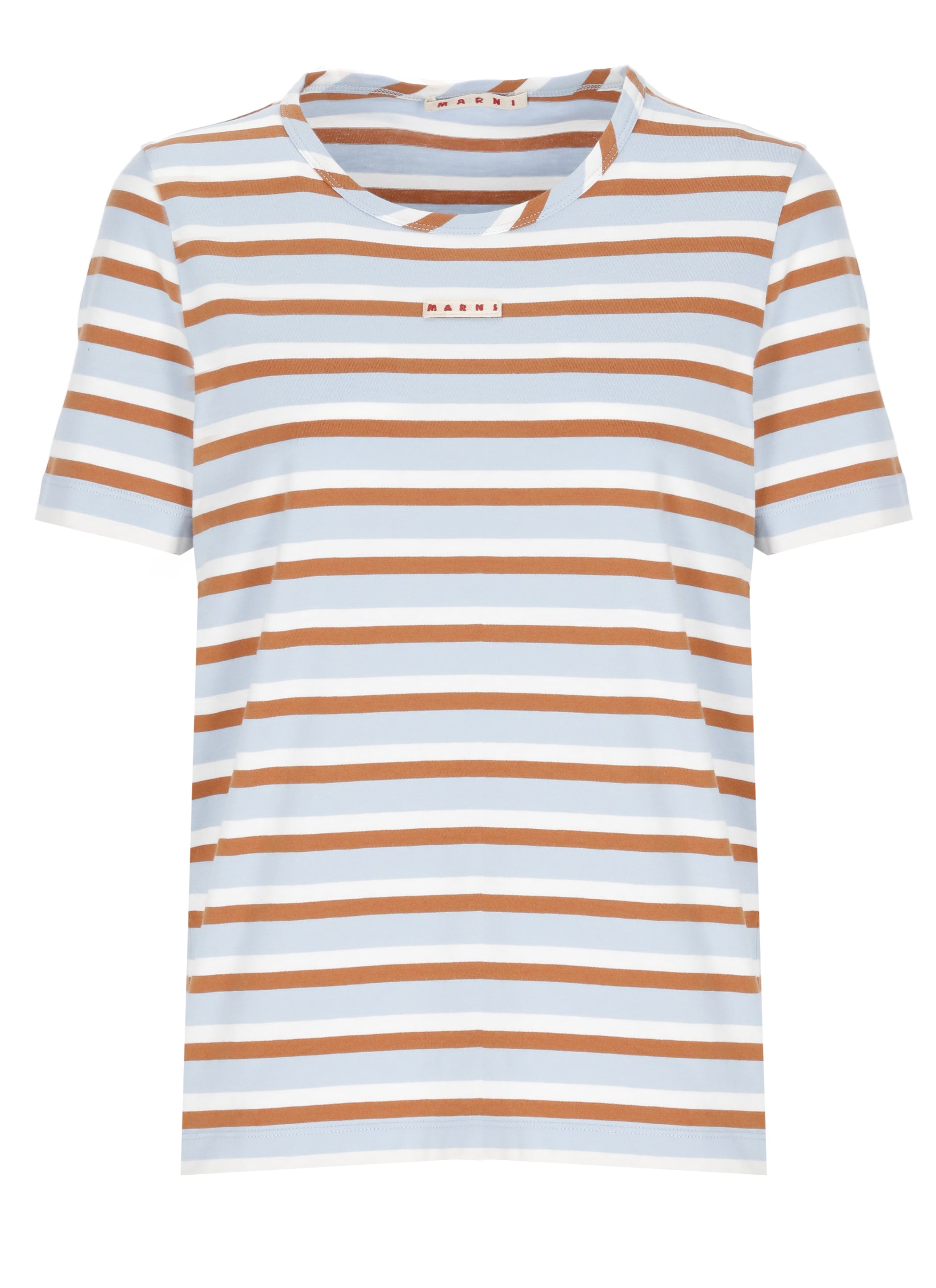 Marni T-shirts and Polos Light Blue Cotton