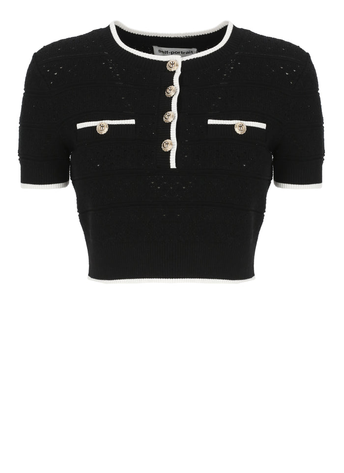 SELF PORTRAIT Sweaters Black