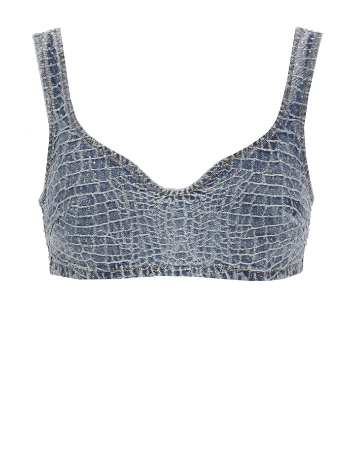 SELF PORTRAIT Top Blue