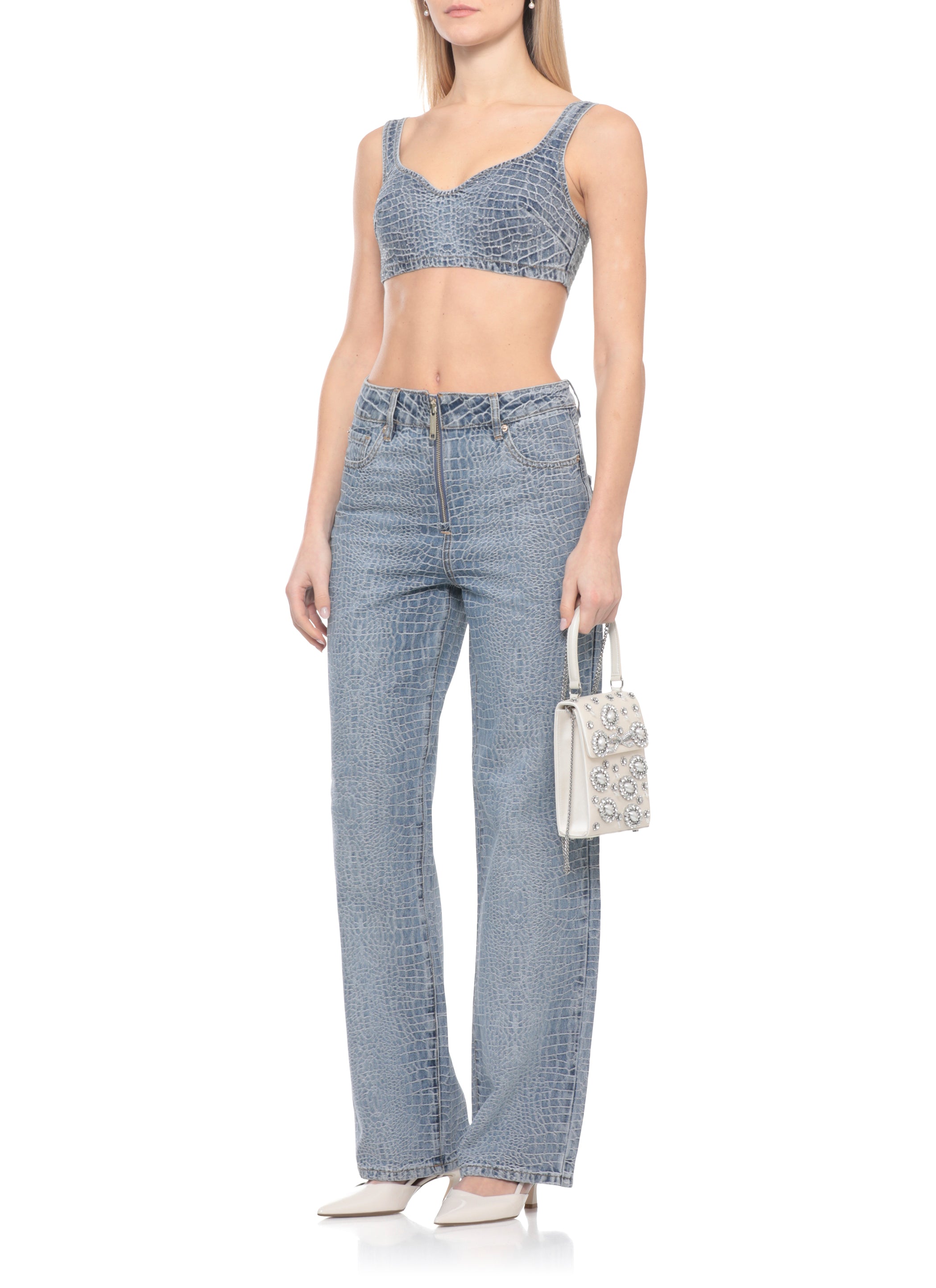 SELF PORTRAIT Top Blue