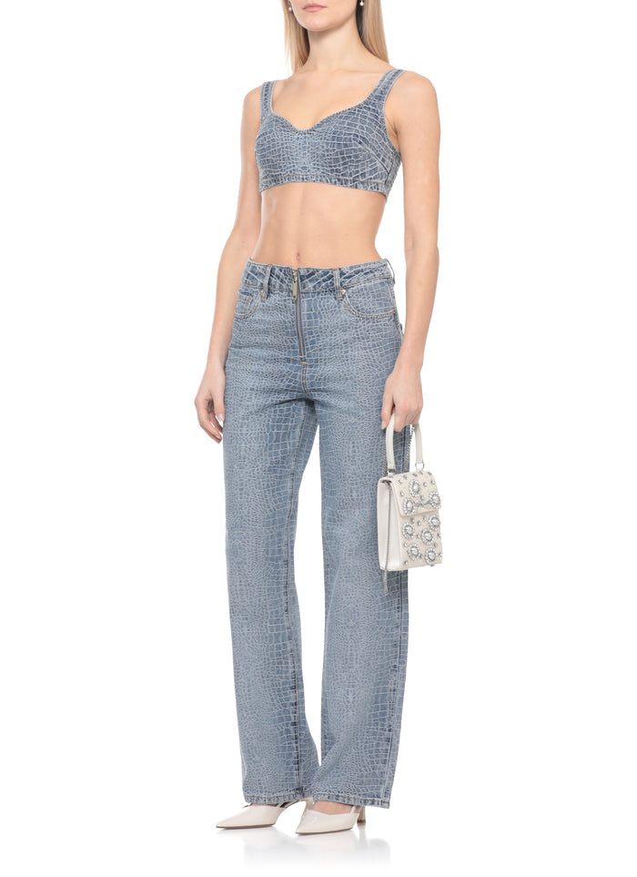 SELF PORTRAIT Top Blue