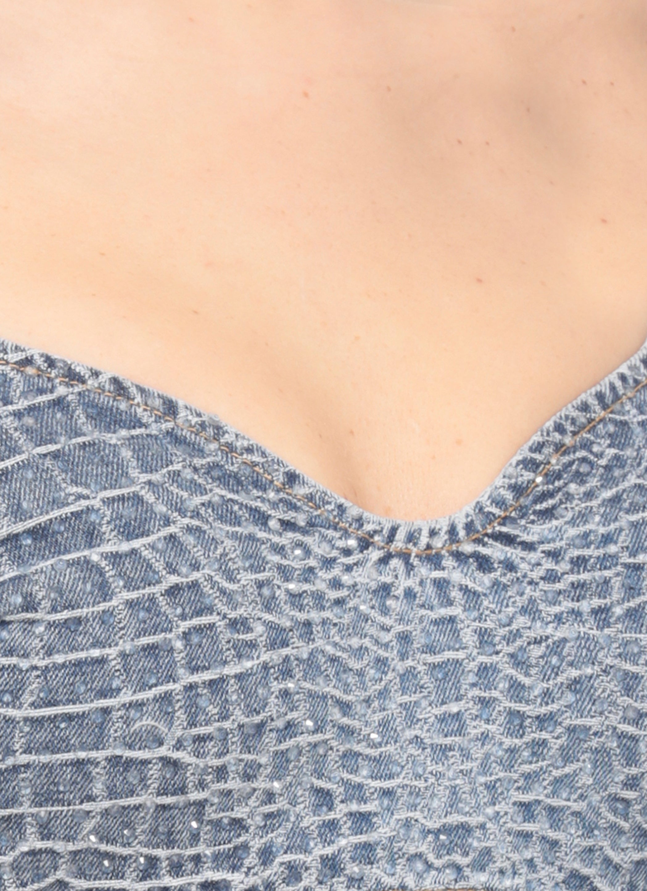 SELF PORTRAIT Top Blue
