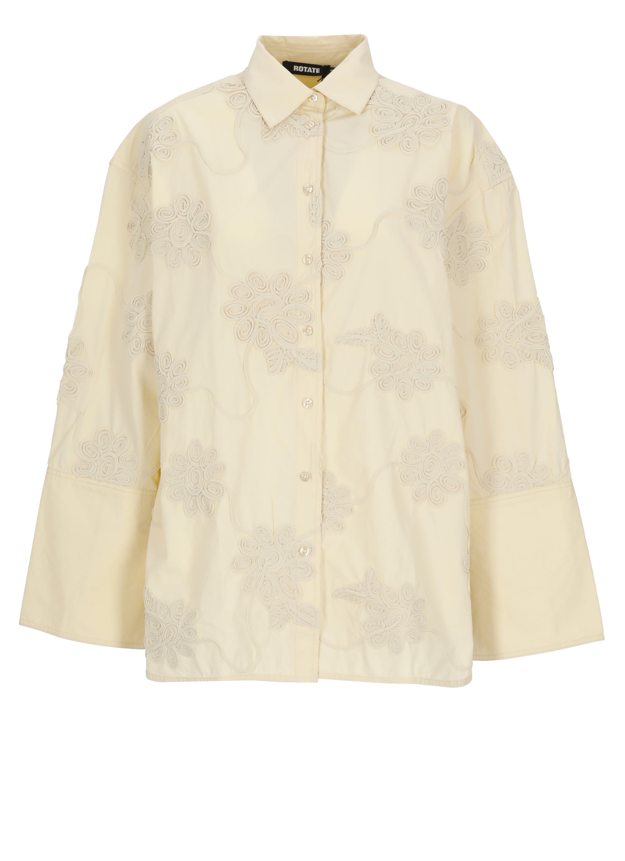 Rotate Shirts Ivory Cotton Lining: Polyester