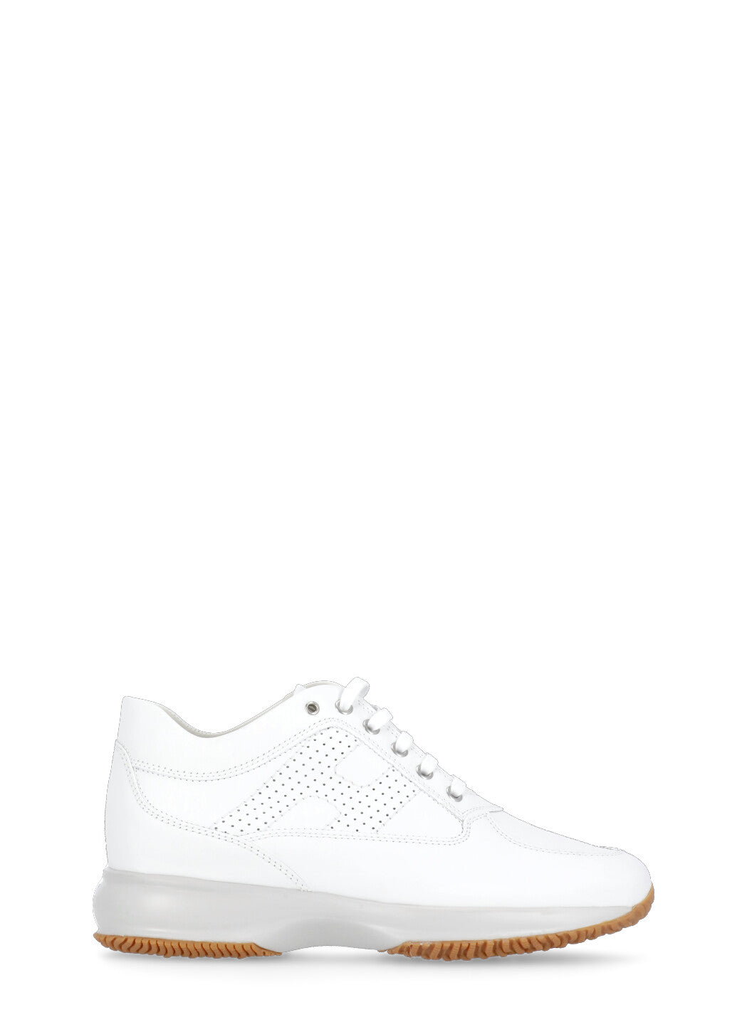 Hogan Sneakers White Calf Leather Sole: Rubber