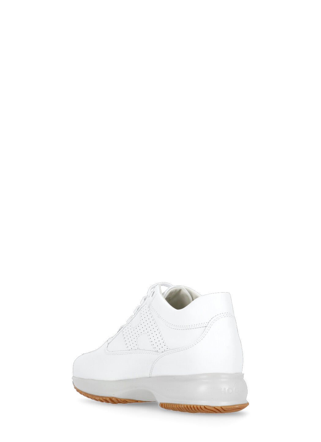 Hogan Sneakers White Calf Leather Sole: Rubber