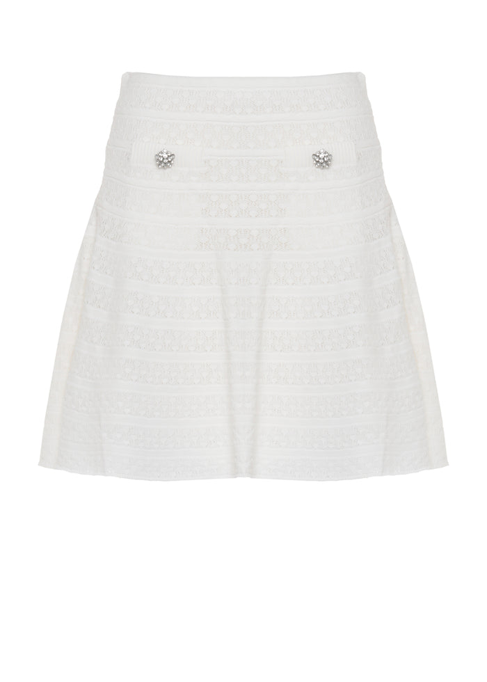 Self Portrait Skirts White