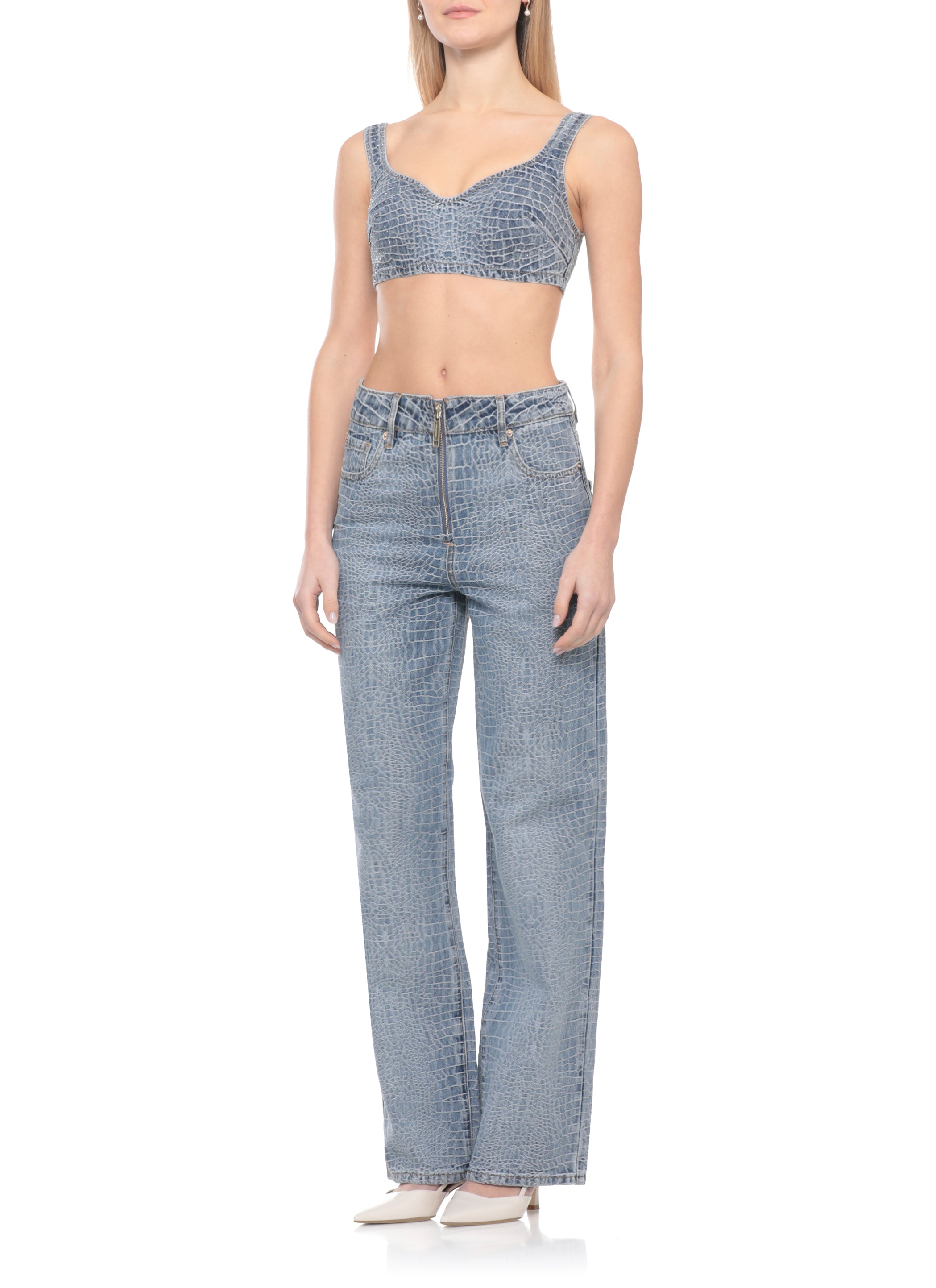 Self Portrait Jeans Blue