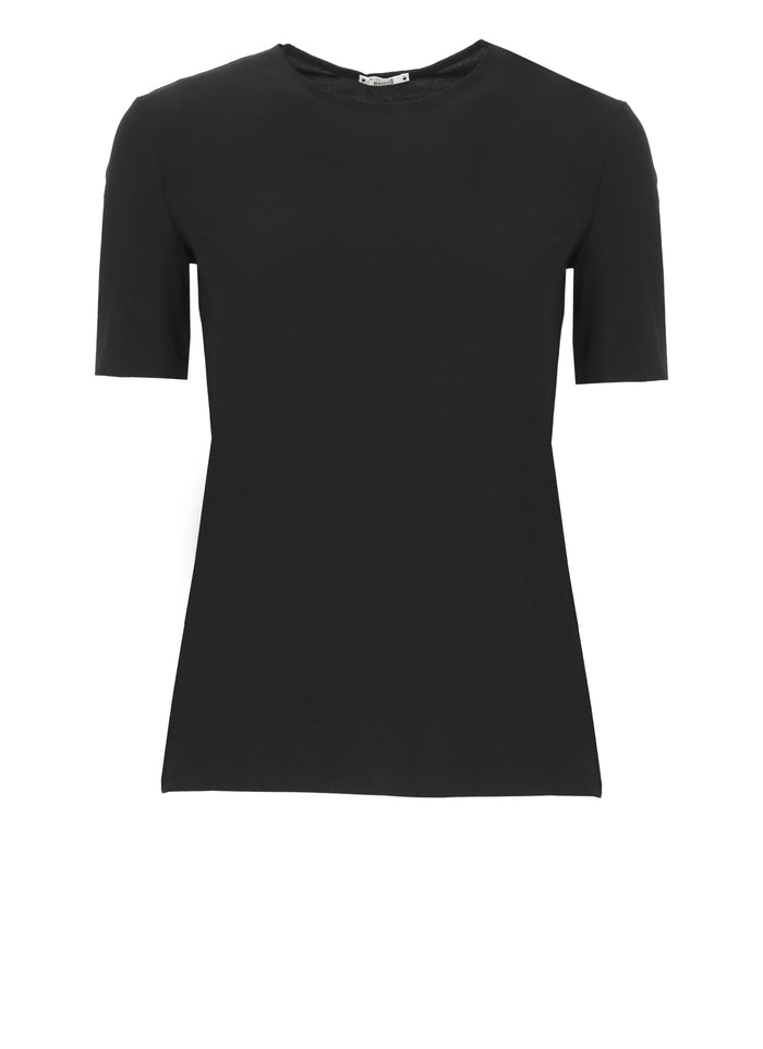 Wolford T-Shirts And Polos Black Modal Elastane