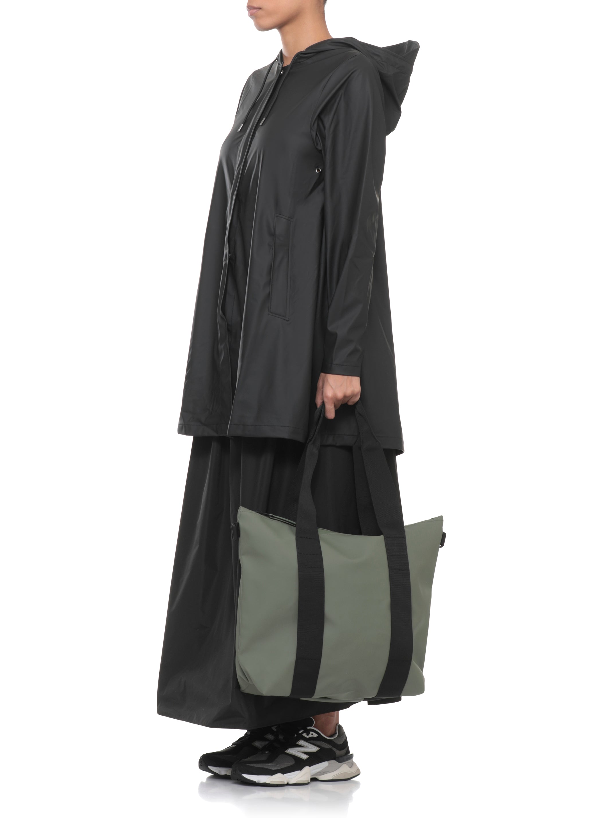 Rains Coats Black