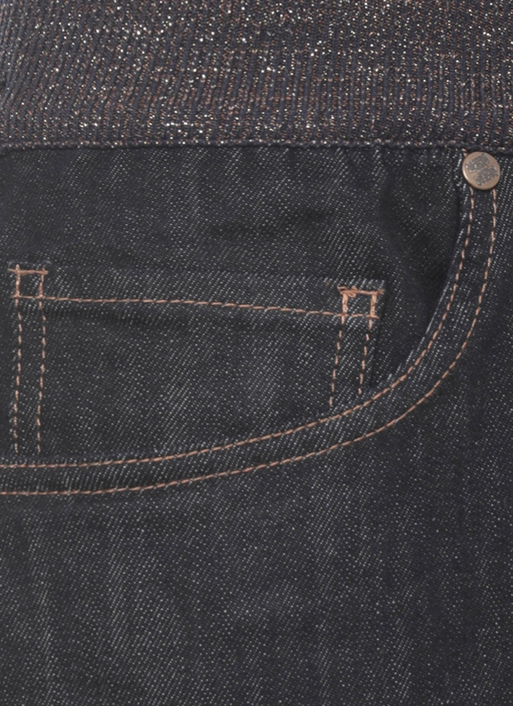 Panicale Trousers Blue Cotton Elastan