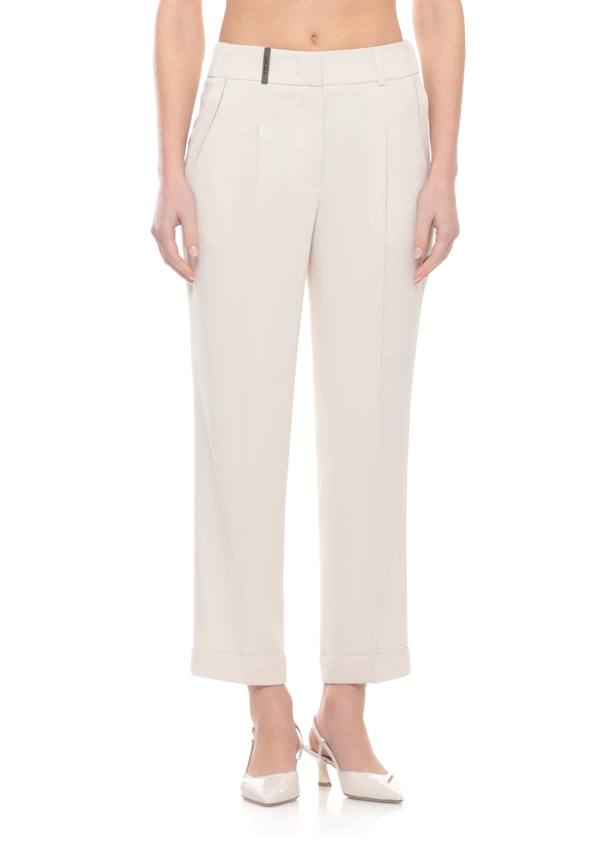 Peserico Trousers Beige