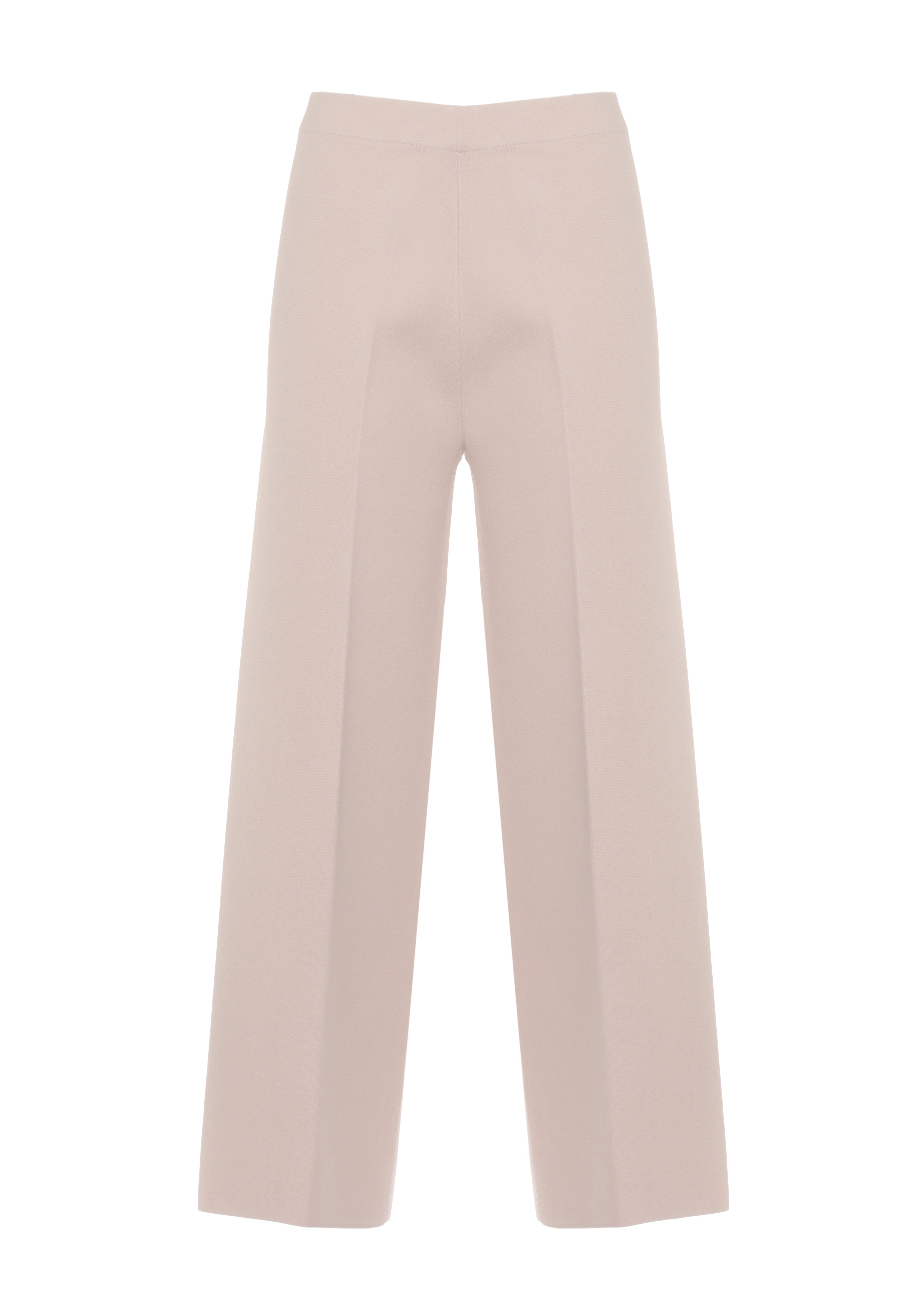 D.exterior Trousers Beige Viscose Polyester