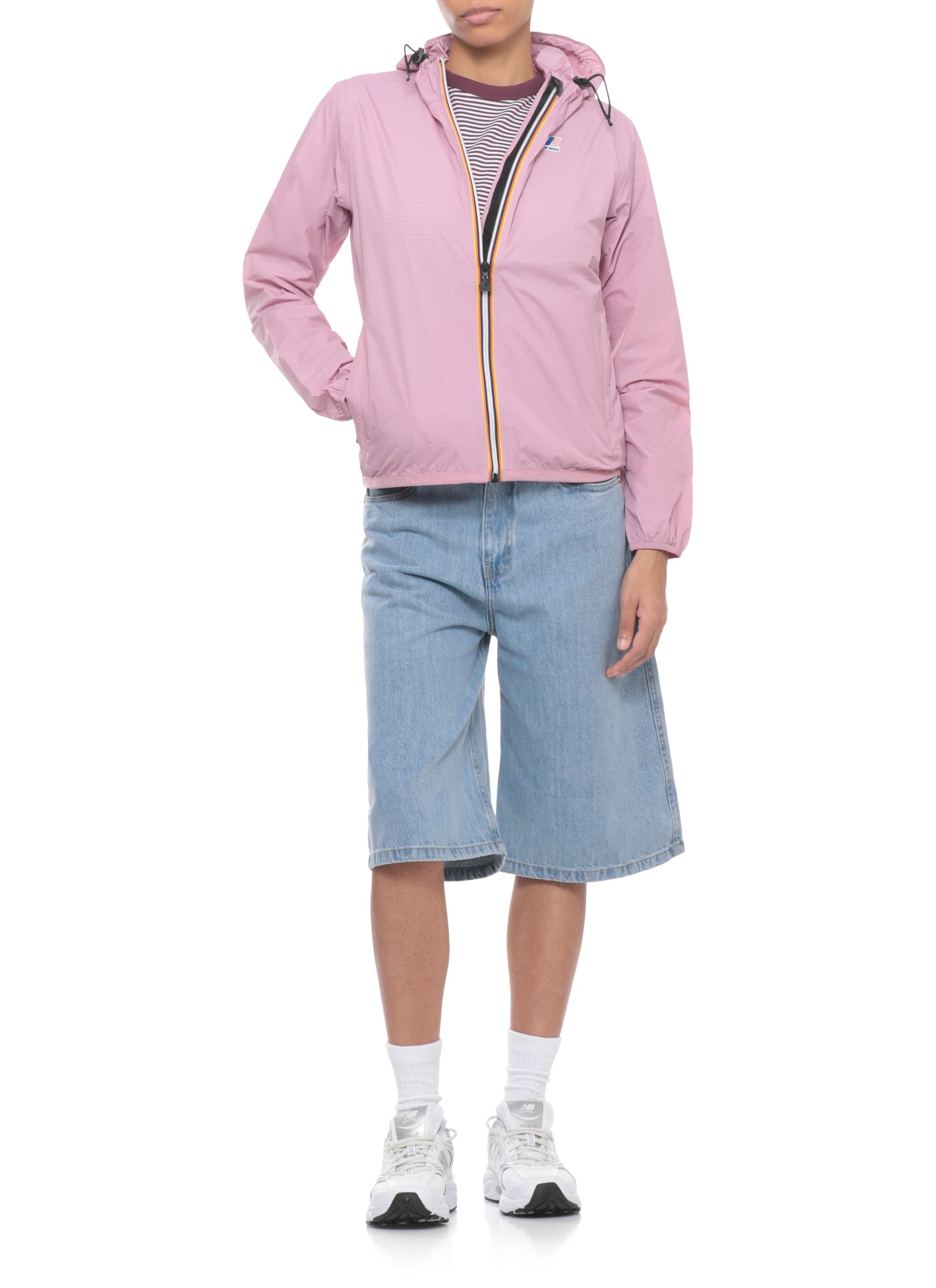 K-Way Coats Pink Polyamide
