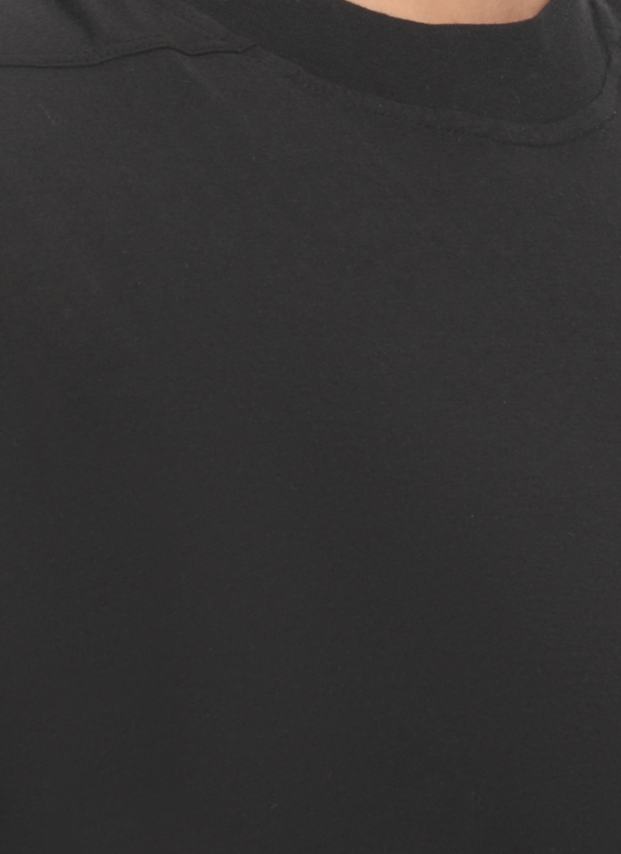 Rick Owens Drkshdw T-Shirts And Polos Black Cotton