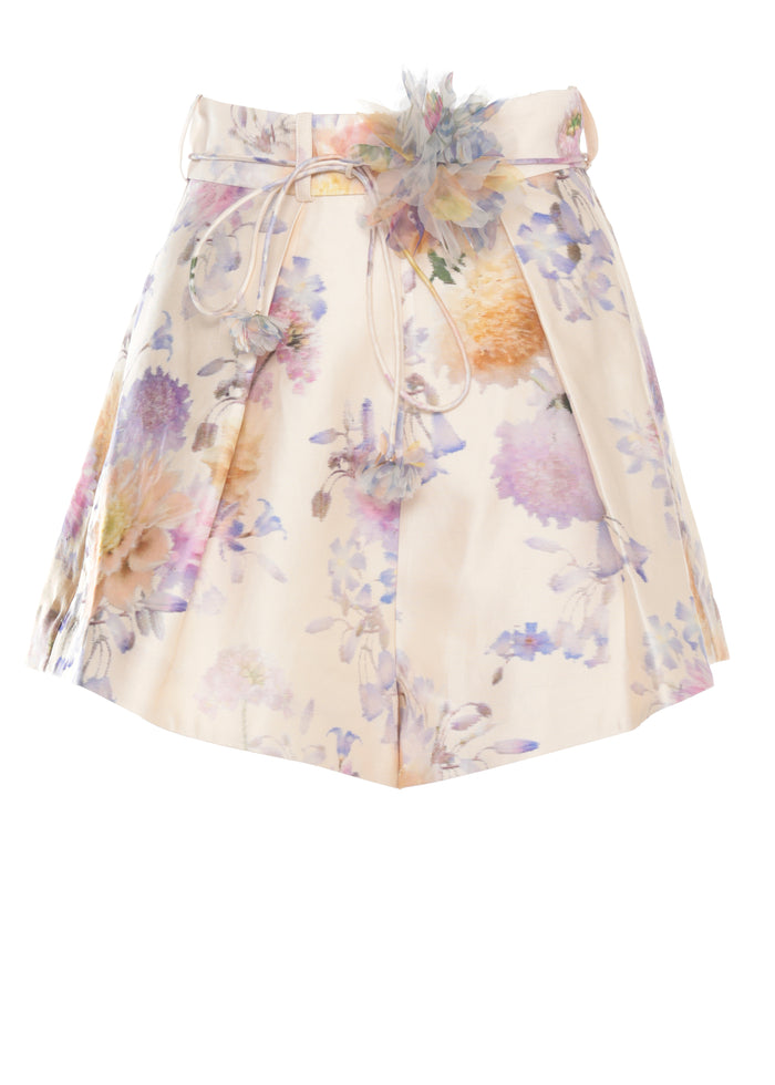 Zimmermann Shorts Ivory Silk Cotton Lining: Viscose