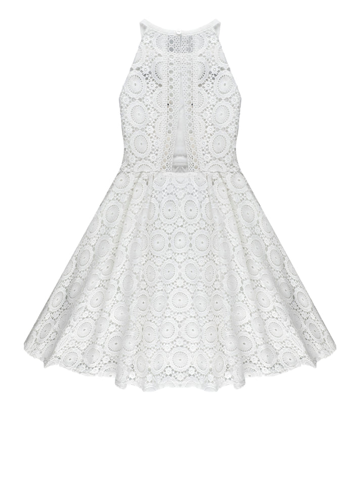 Twin-Set Dresses White Polyester Lining: Cotton