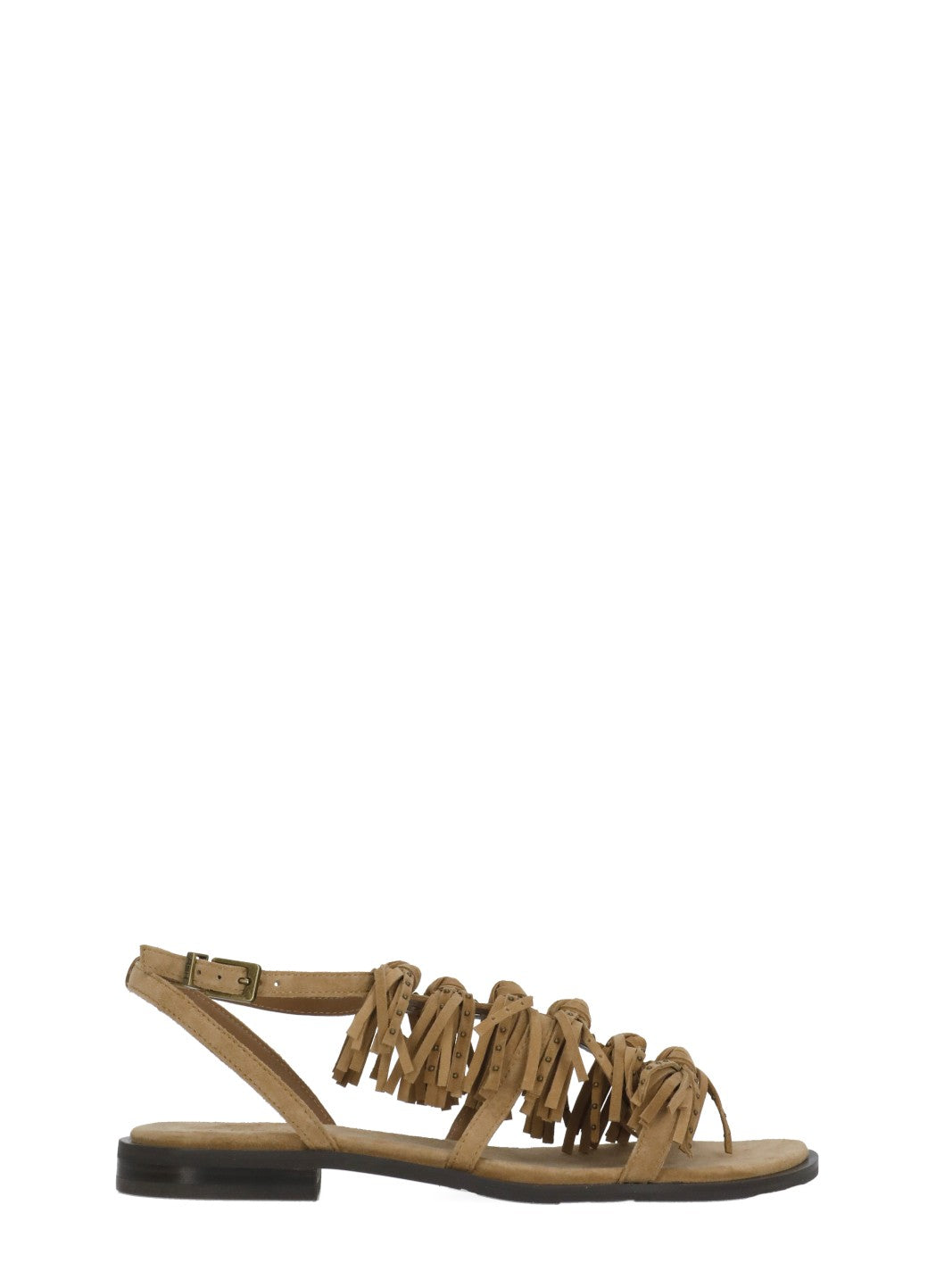Ash Sandals Brown Goat Leather Sole: Rubber