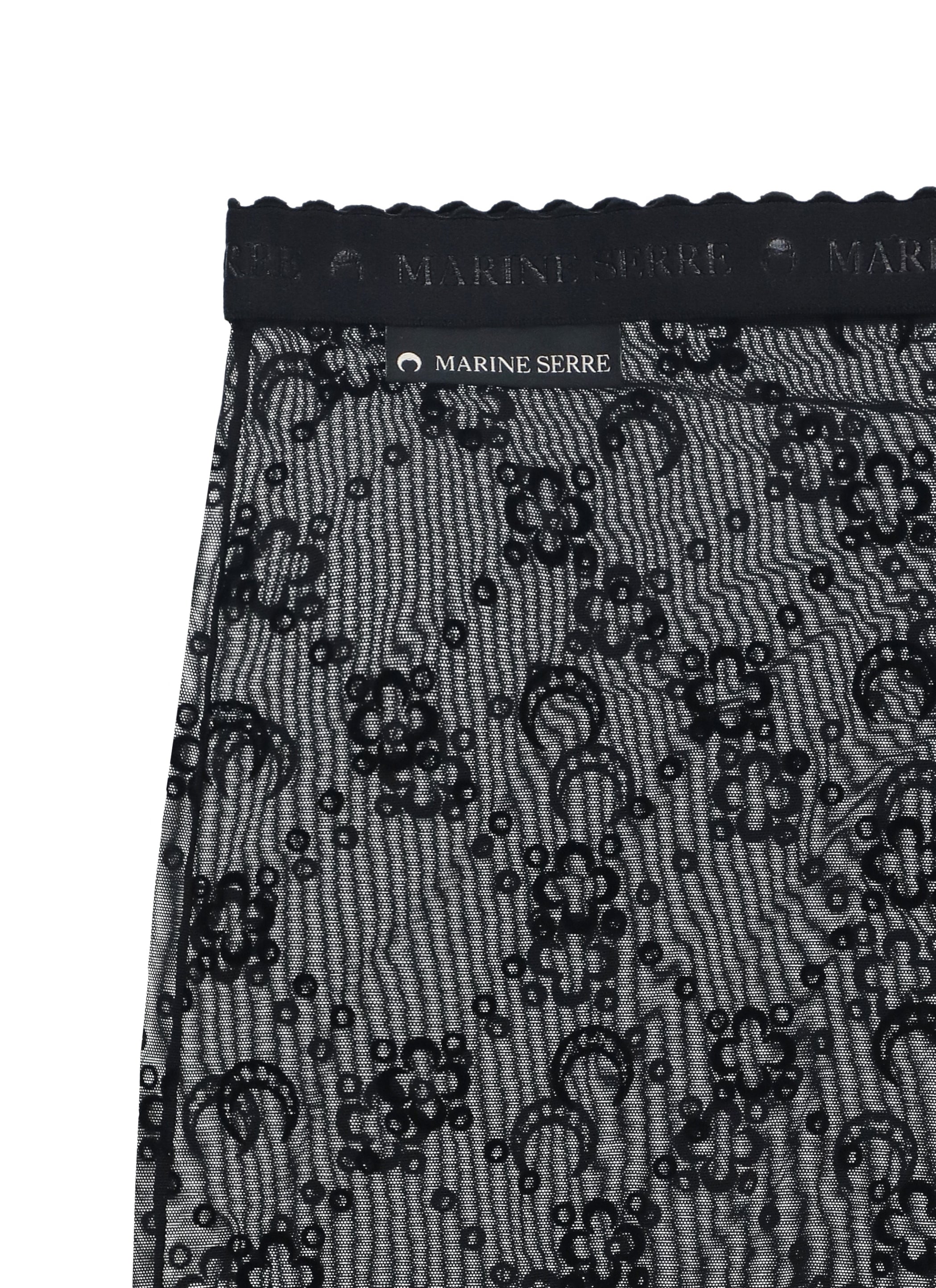 Marine Serre Underwear Black Polyamide Elastane