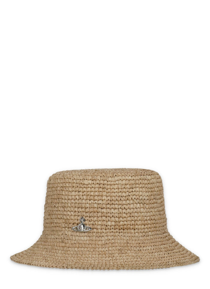 Vivienne Westwood Hats Beige Raffia