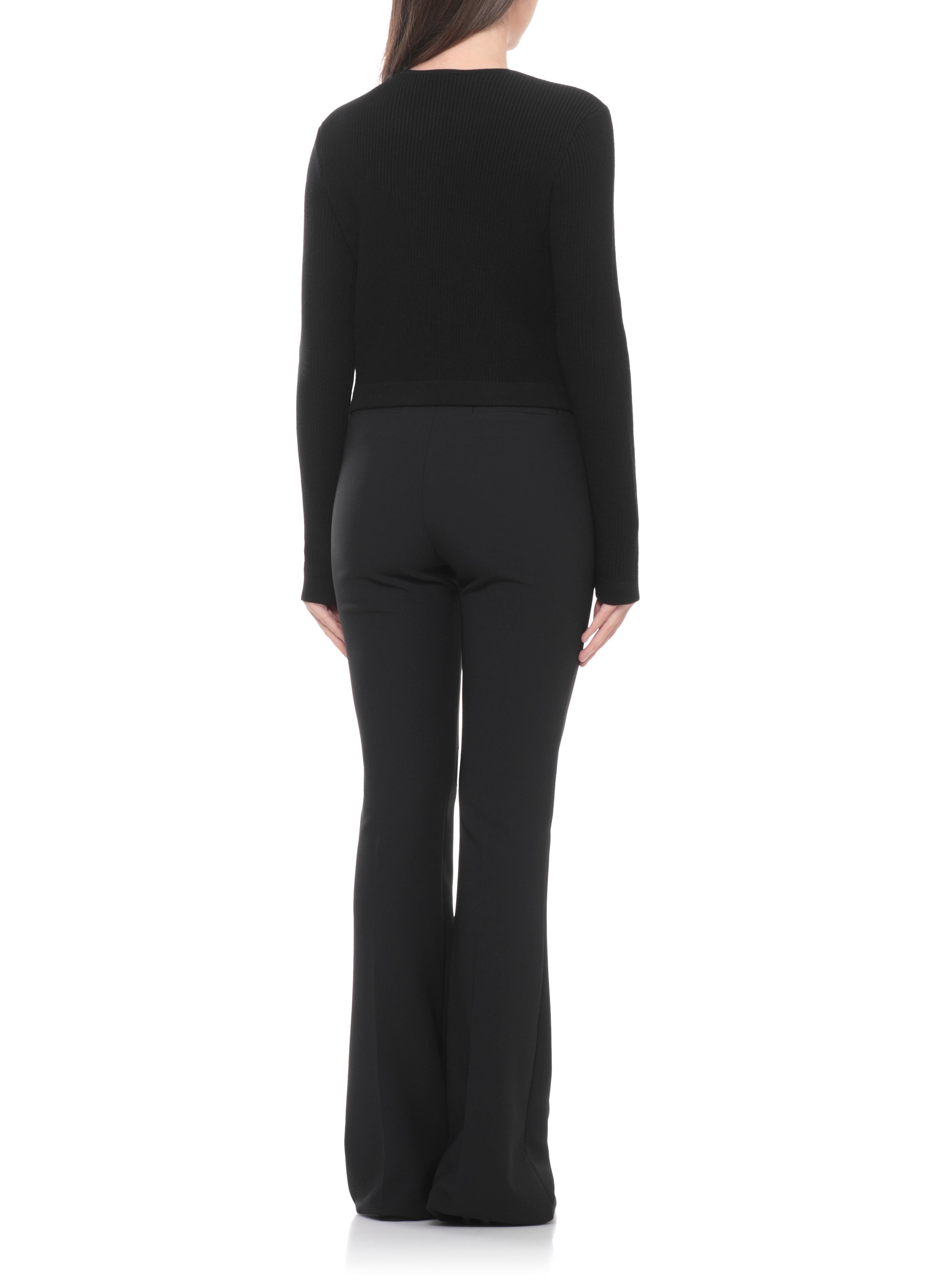 Elisabetta Franchi Sweaters Black Viscose Polyester