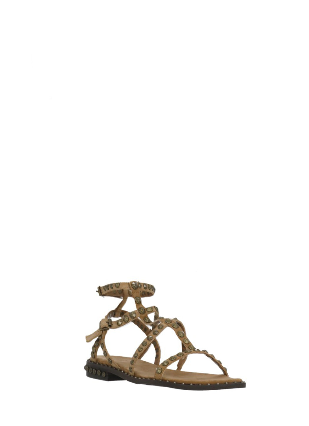 Ash Sandals Beige Sheep Skin Sole: Rubber