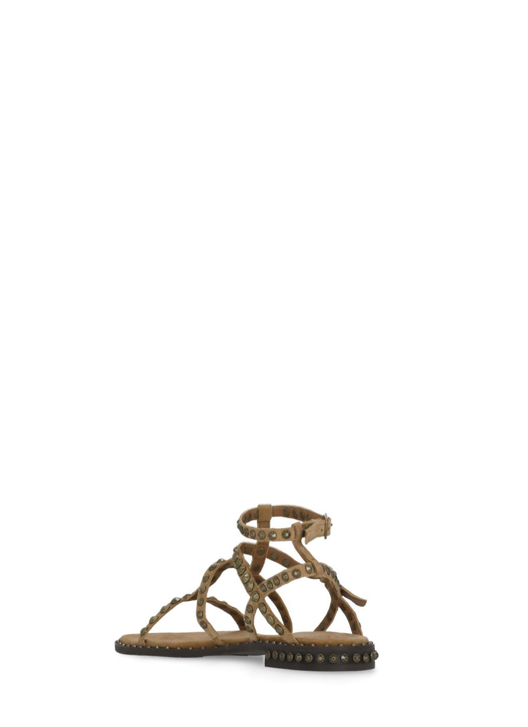Ash Sandals Beige Sheep Skin Sole: Rubber