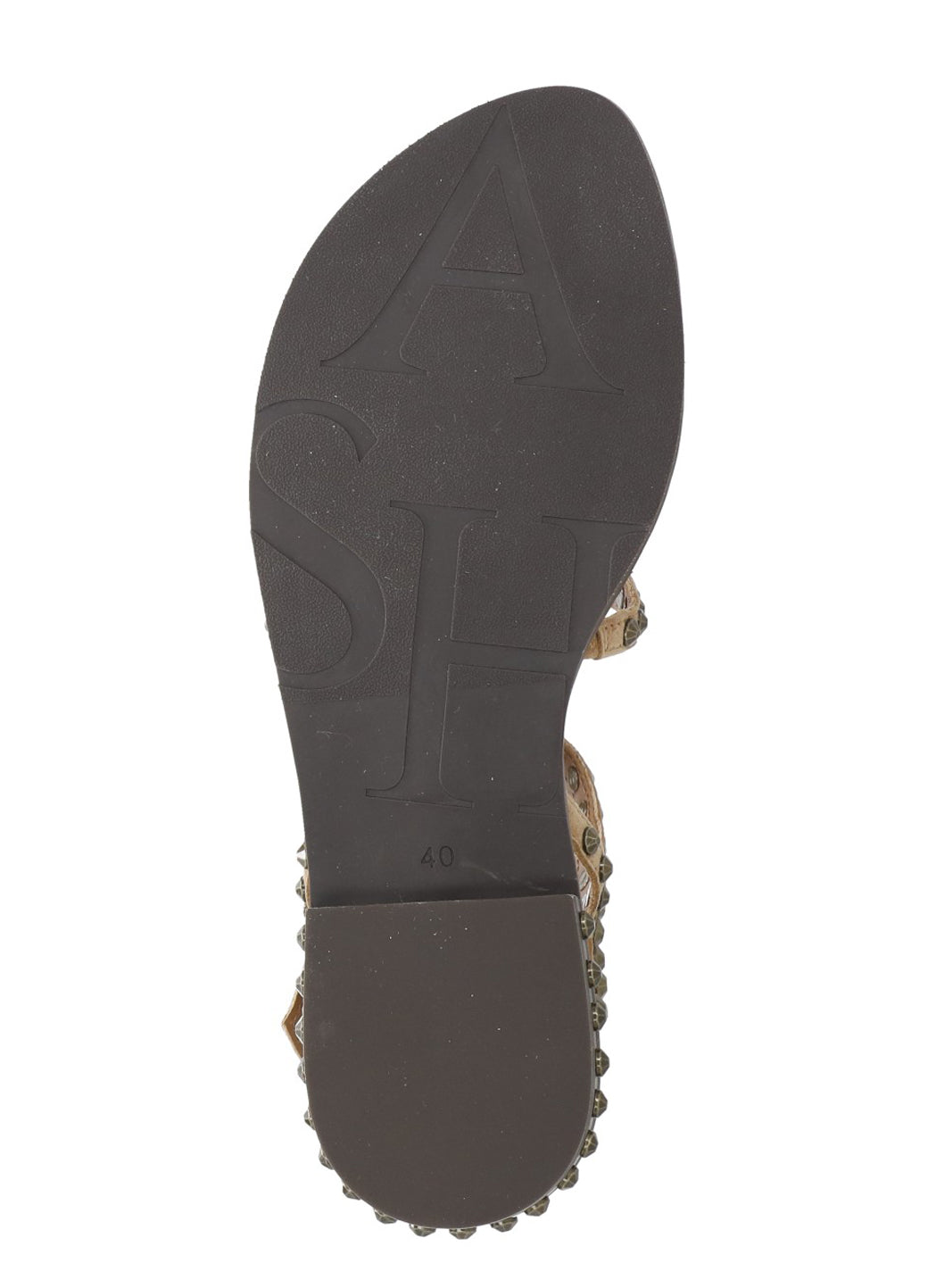 Ash Sandals Beige Sheep Skin Sole: Rubber