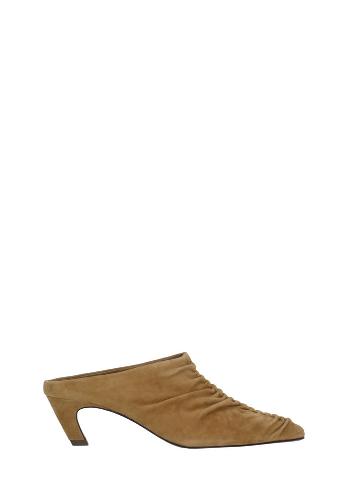 Ash With Heel Beige Sheep Skin Sole: Rubber