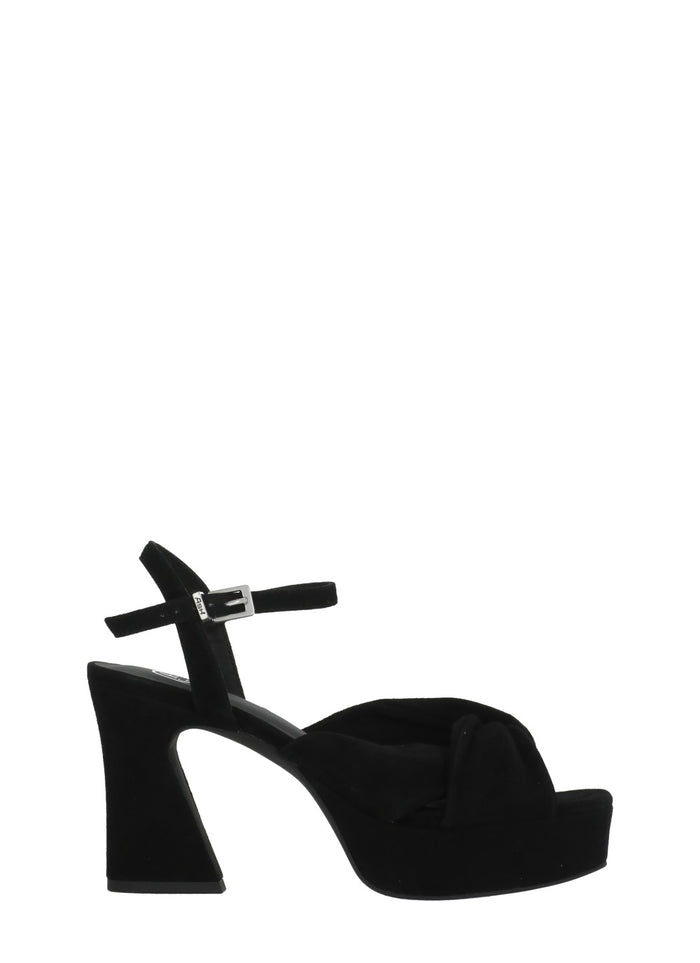 Ash Sandals Black Sheep Skin Sole: Rubber