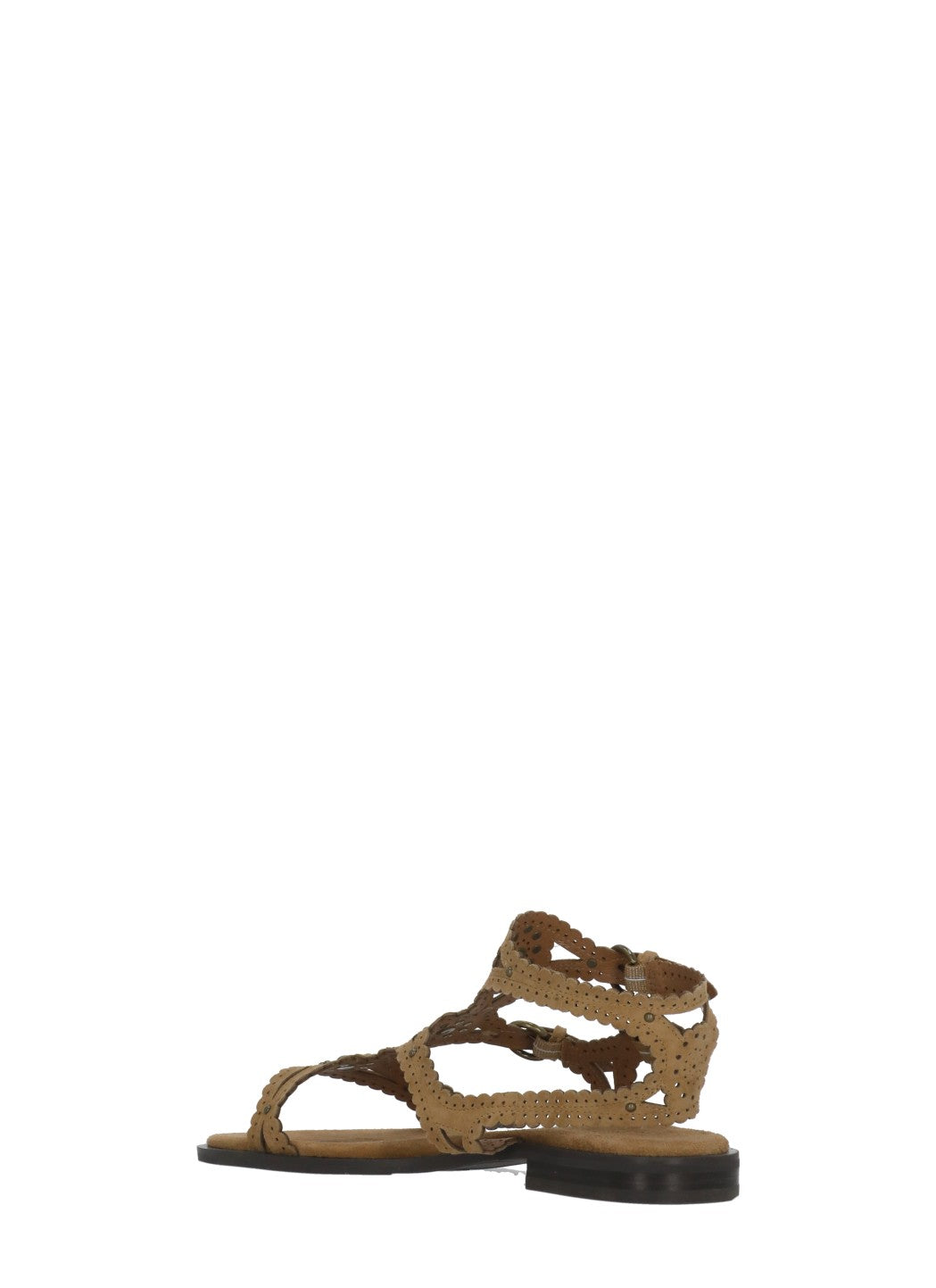 Ash Sandals Brown Goat Leather Sole: Rubber