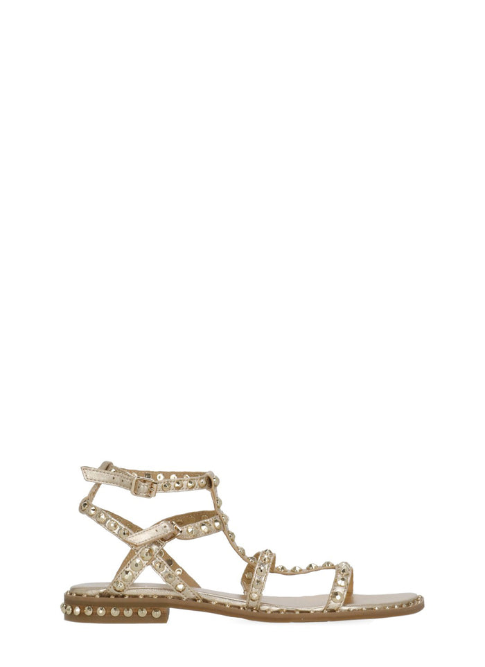 Ash Sandals Golden Sheep Skin Sole: Rubber