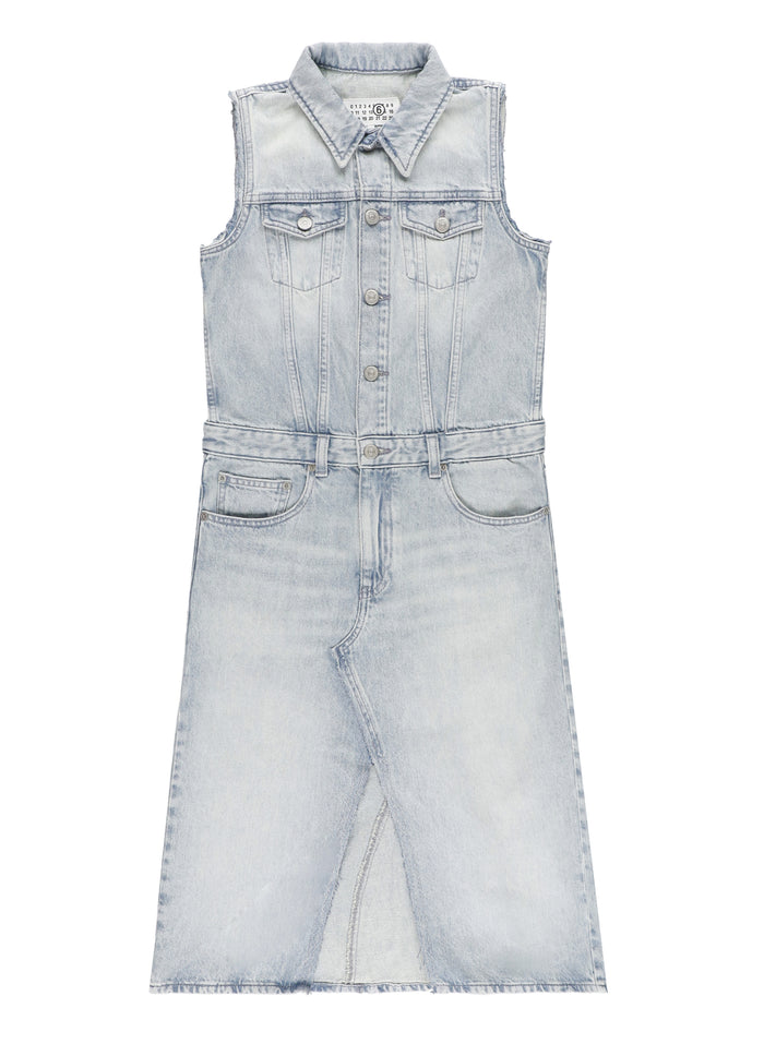 Mm6 Maison Margiela Dresses Blu Cotton