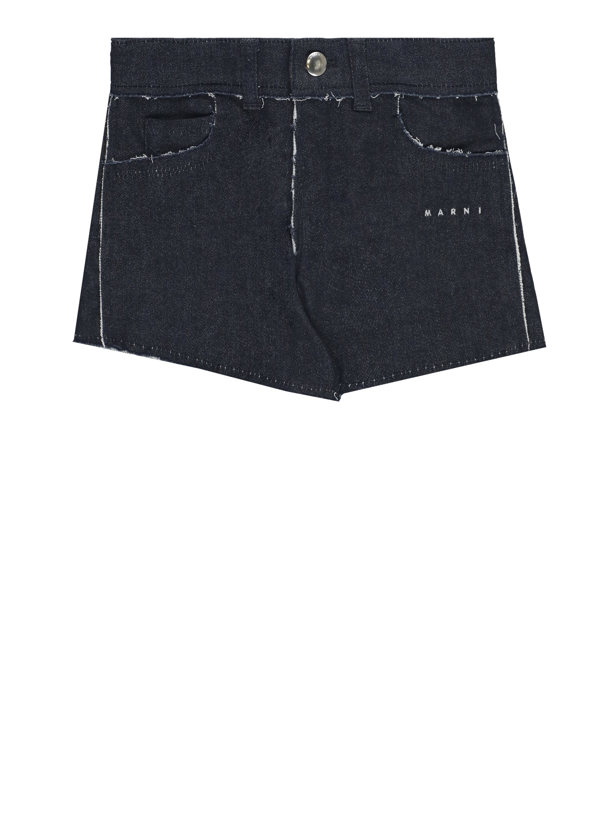 Marni Shorts Blu Cotton Elastane