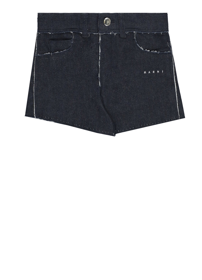Marni Shorts Blu Cotton Elastane