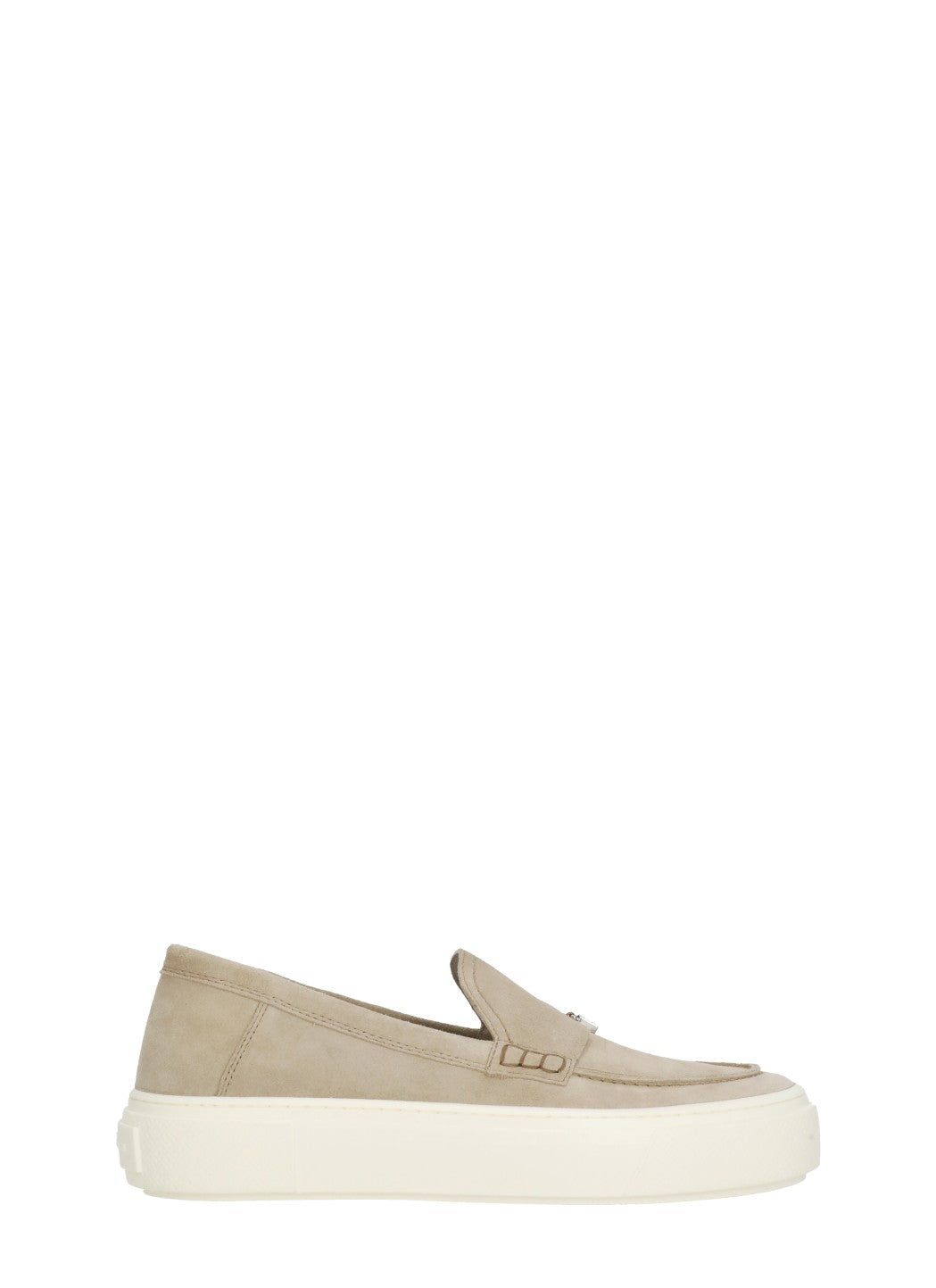 Hogan Flat Shoes Naturale Cowhide Sole: Rubber