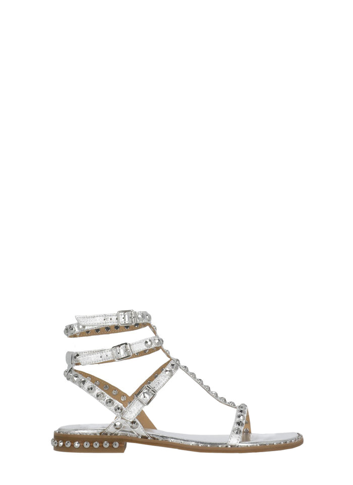 Ash Sandals Argento Sheep Skin Sole: Rubber