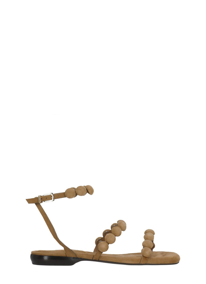 Ash Sandals Marrone Goat Leather Sole: Rubber