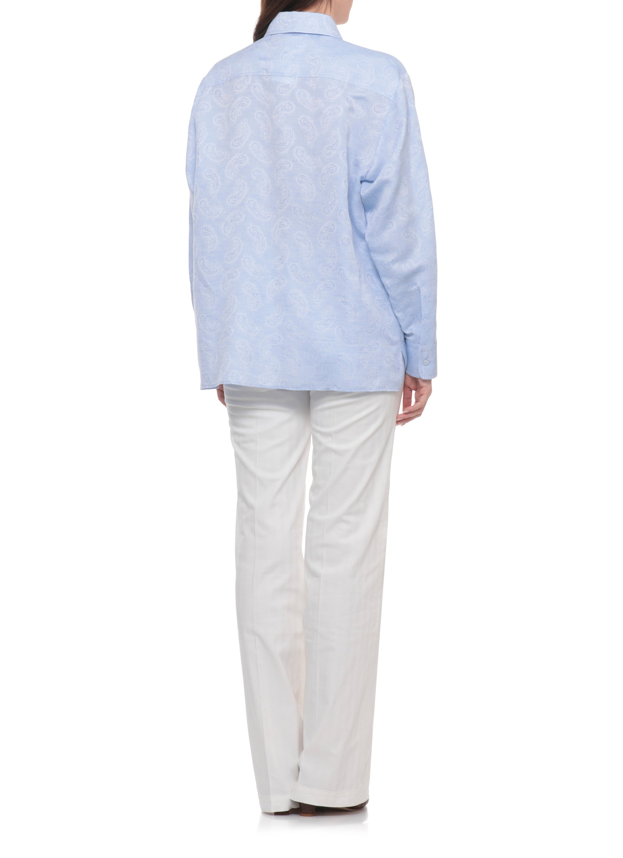 Etro Shirts Multicolour Linen Cotton