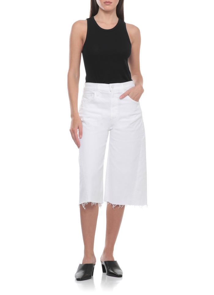 Mother Jeans Bianco Cotton Elastane