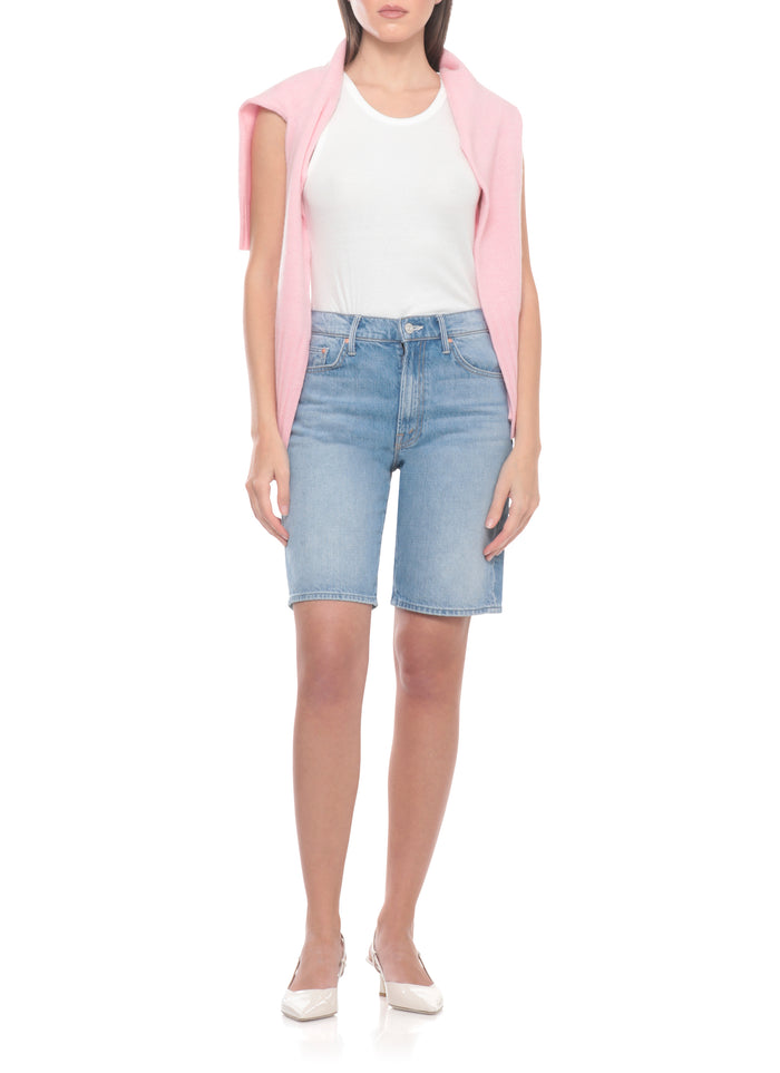Mother Shorts Blu Cotton