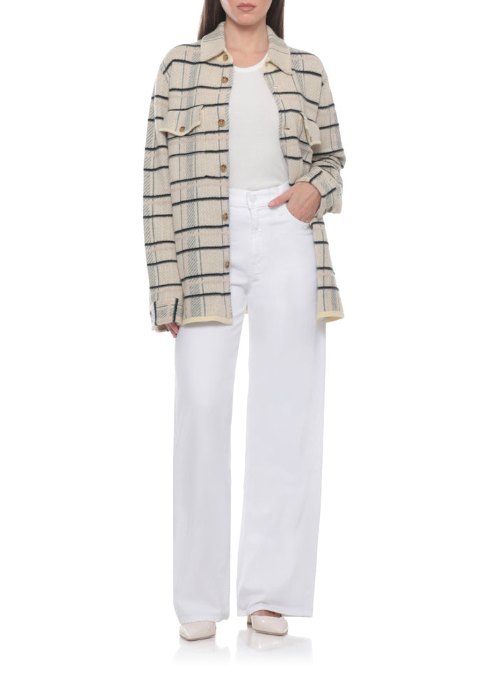 Mother Jeans Bianco Cotton Elastan