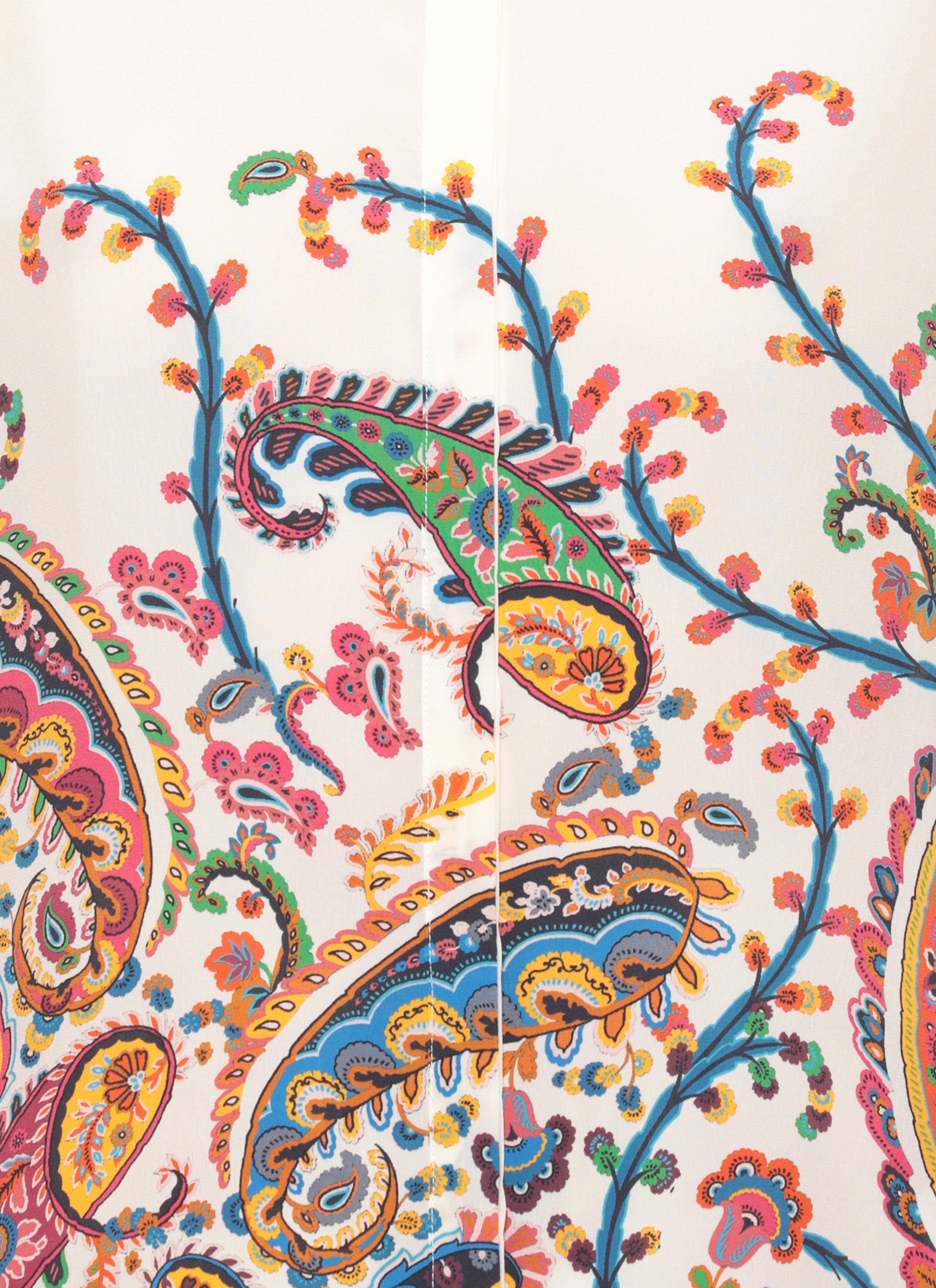 Etro Shirts Avorio Silk