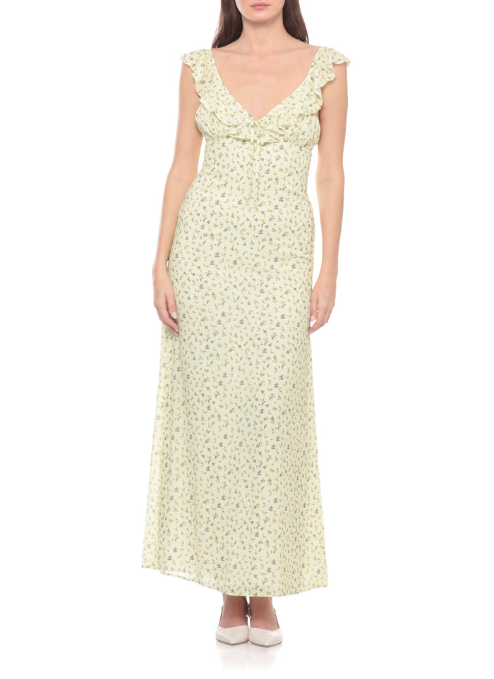 Mar De Margaritas Dresses Giallo Polyester