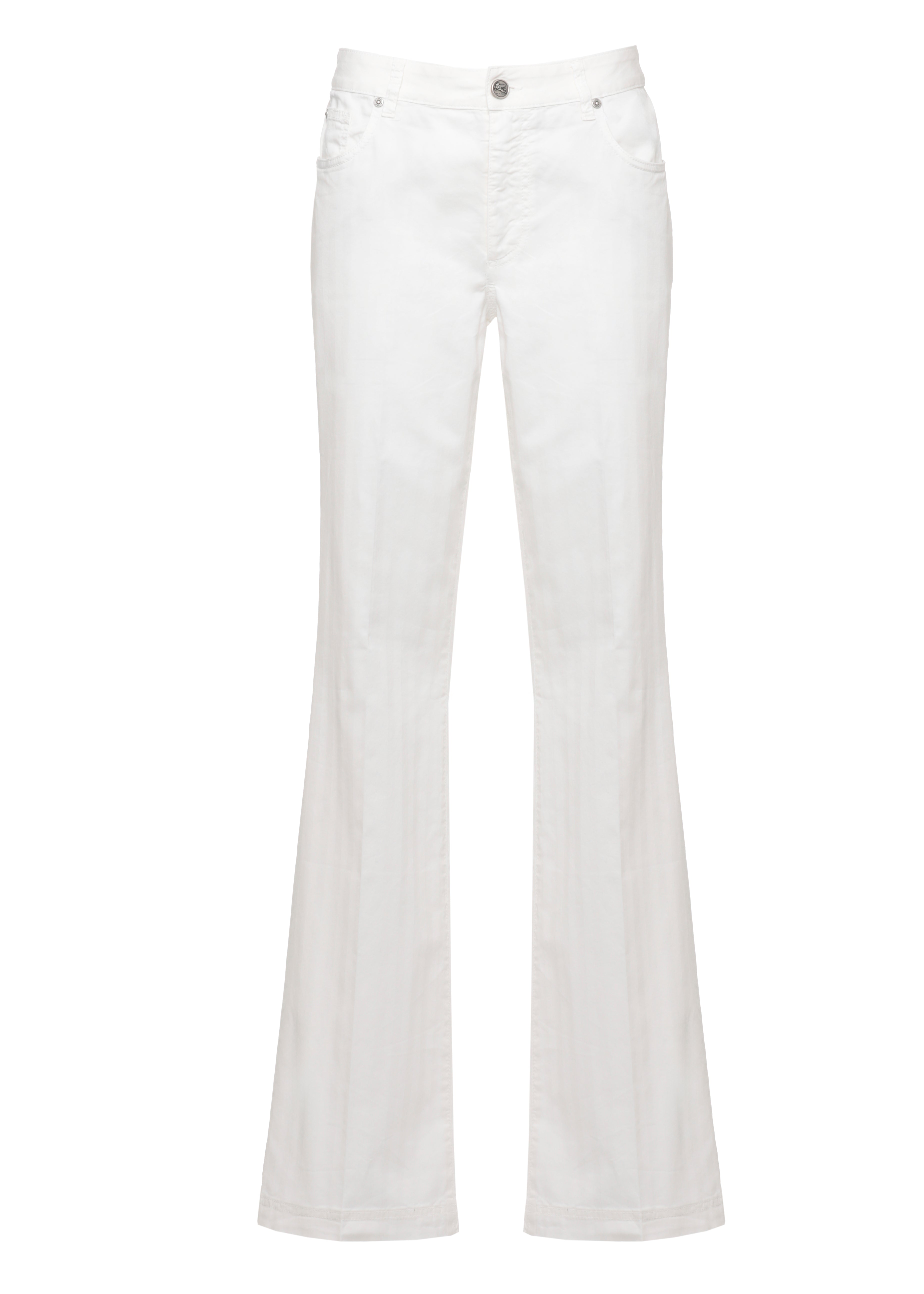 Etro Jeans Avorio Cotton Elastane