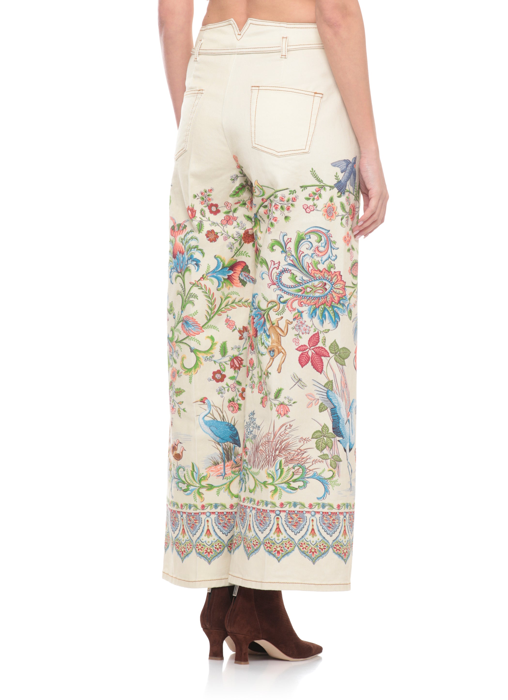 Etro Jeans Avorio Cotton Elastane
