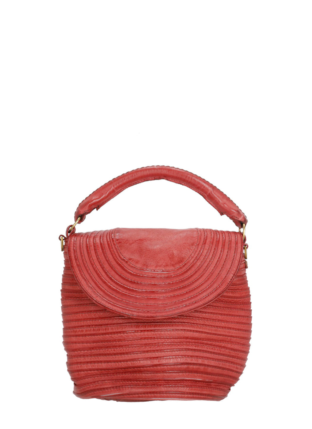 Majo Bags Rosso Calf Leather Lining: Fabric