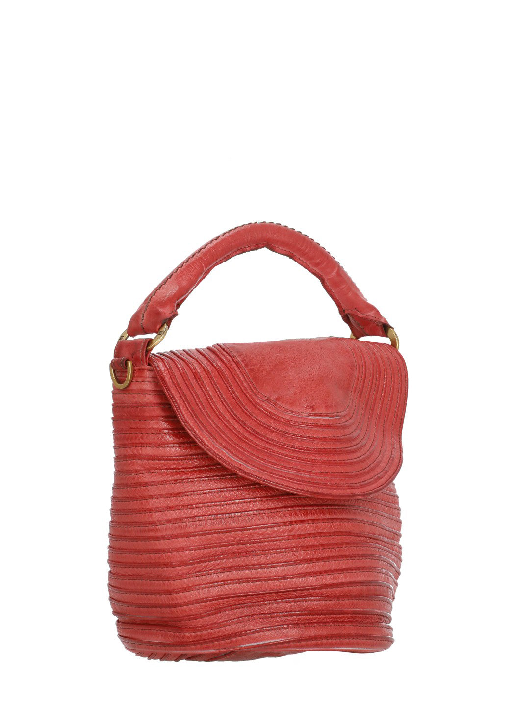 Majo Bags Rosso Calf Leather Lining: Fabric
