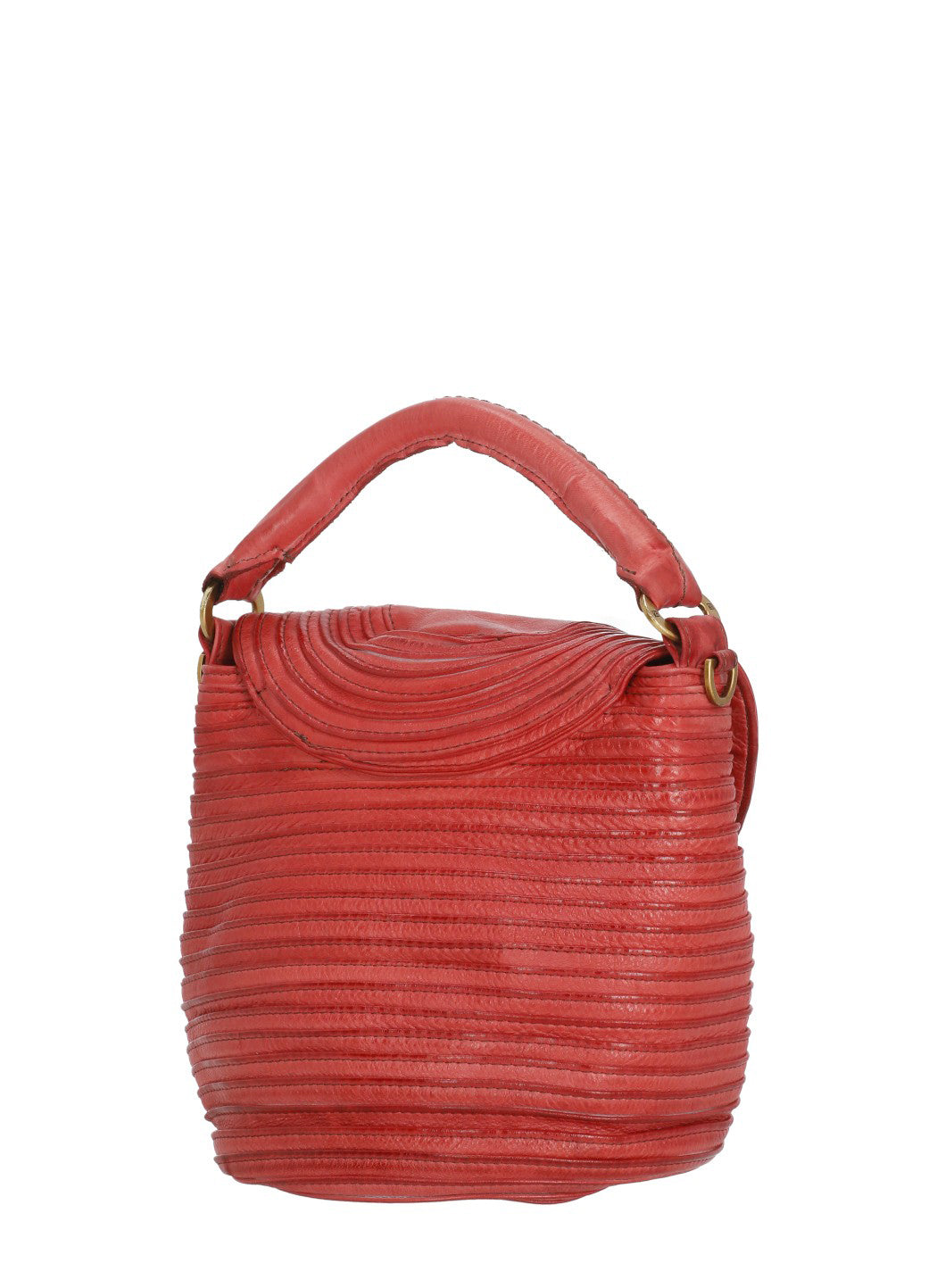 Majo Bags Rosso Calf Leather Lining: Fabric