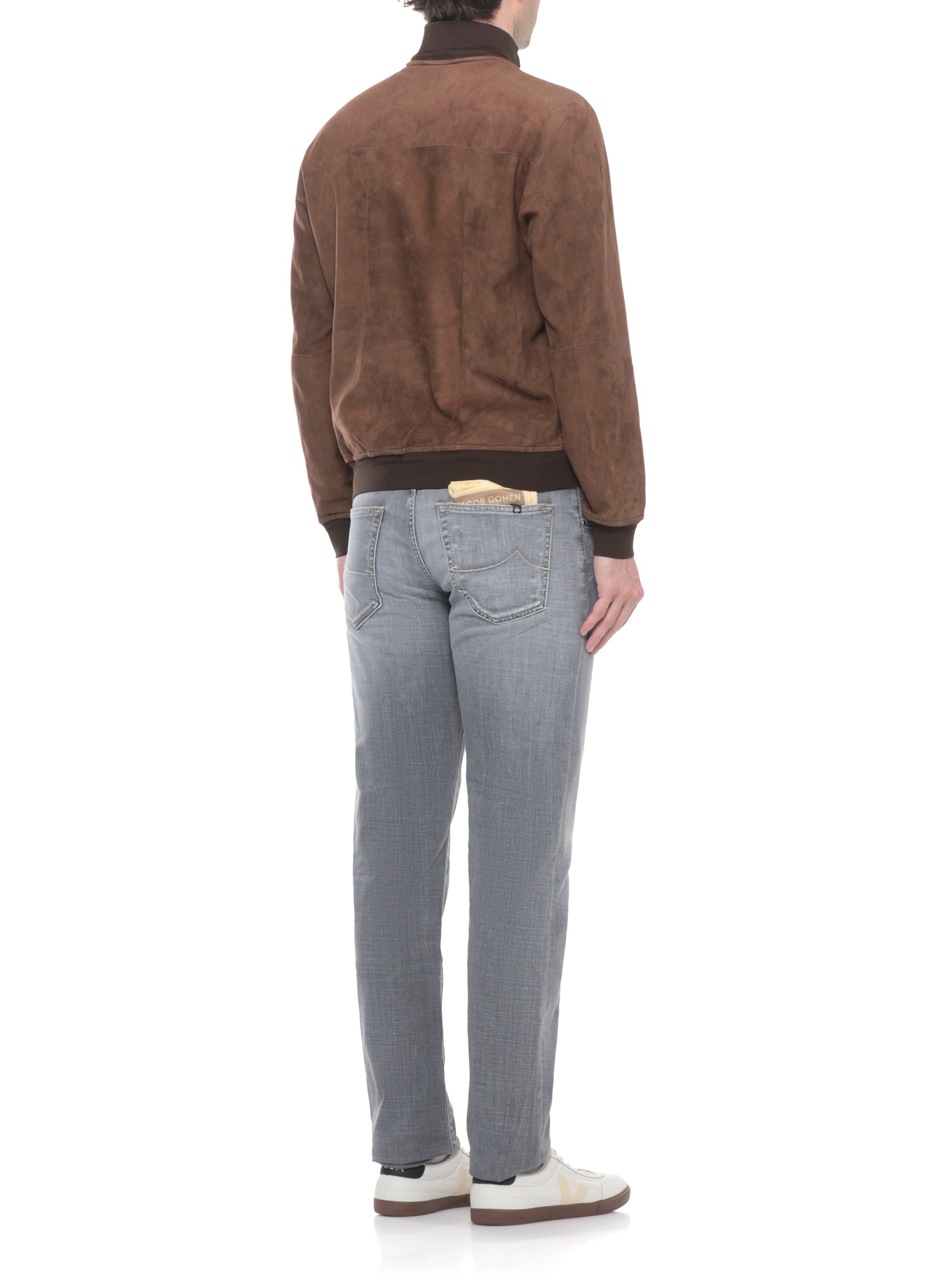 The Jack Leathers Jackets Brown Cow Leather Lining: Polyester